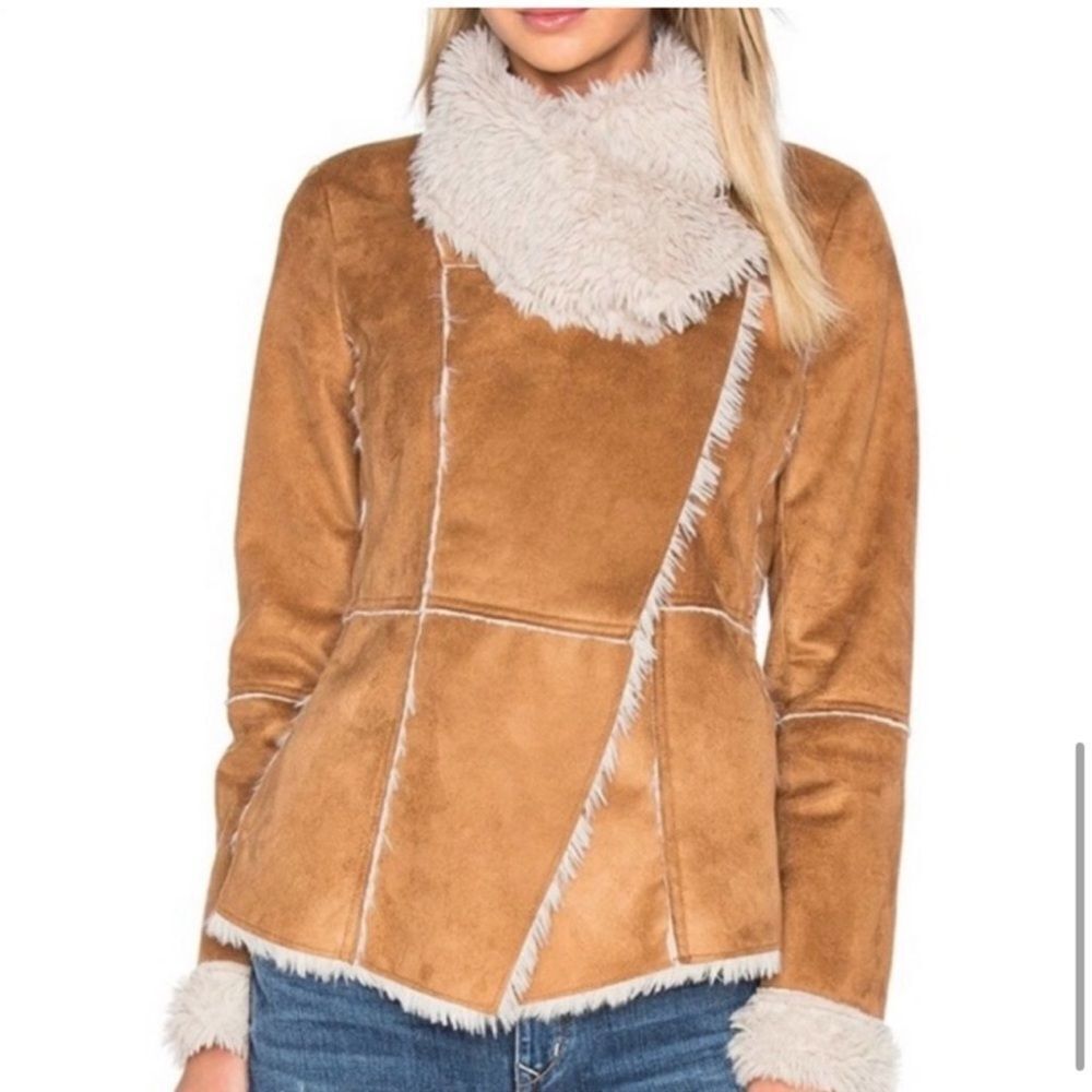 American Rag Faux Fur Suede Jscket Size XS NWOT possibly gently used